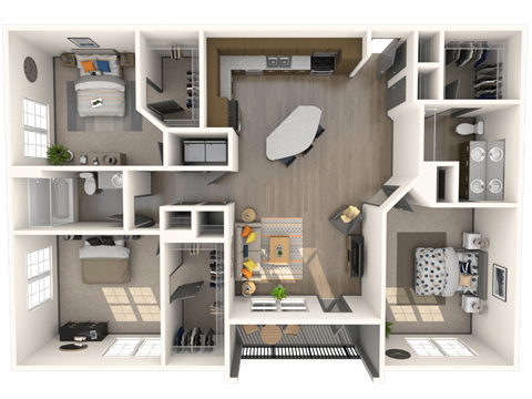 Milan Floor Plan  at The Rialto, Florida